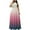 White, variant on IROINNID Summer Dresses for Women , Slim Maxi Dresses for Women with Short Sleeve and V-Neck Summer Tie-dye Outfits Dress