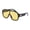 Black frame yellow film, variant on Fashion Sunglasses for Women Men, Trendy European and American Style Large Frame UV400 Protection PC Lens