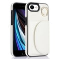 thumbnail image 3 of Wallet Case Compatible with iPhone 7 / 8 / SE 2020 / SE 2022 with Card Holder,RFID Blocking,360°Rotation Finger Ring Stand Leather Cover,Drop Protection with Magnetic Snap Phone Case, White, 3 of 9