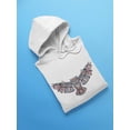 thumbnail image 3 of Flying Owl With Pattern Hoodie Women -Image by Shutterstock, Female Small, 3 of 4