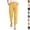 18# Yellow, variant on Linen Pants Women Petite High Waisted Cropped Pants Summer Beach Ankle Length Straight Leg Tapered Trouser Pant Wine XXL