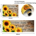 thumbnail image 3 of Waykingo Sunflower Kitchen Mats 17" x 24" / 17" x 48", Anti Fatigue Non Skid Washable (2 Coun)t, 3 of 5