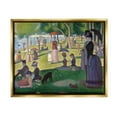 thumbnail image 3 of Stupell Industries Sunday on La Grande Jatte Georges Seurat Classic Painting Painting Metallic Gold Floating Framed Canvas Print Wall Art, Design by one1000paintings, 3 of 5