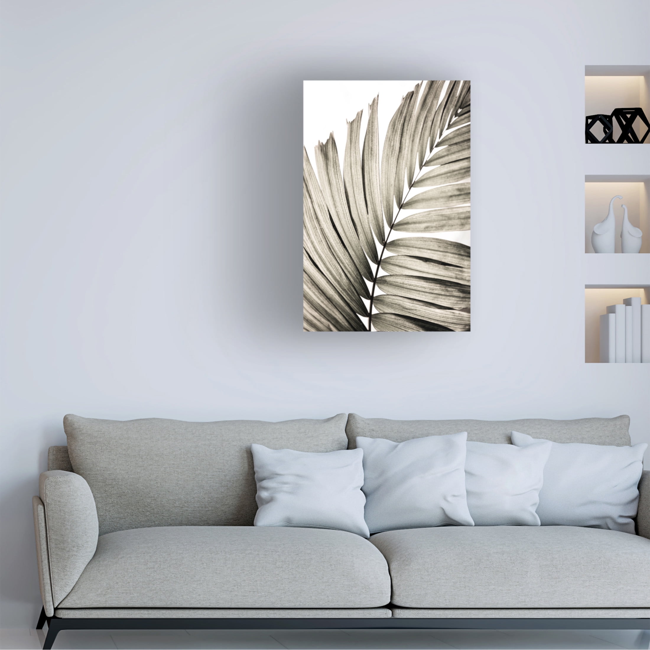 Trademark Fine Art Mareike Bohmer  Palm Leaves 22 Canvas Wall Art