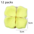thumbnail image 2 of 12 Bags Artificial Rose Petals, Non-Woven Flower Petals for Romantic , Wedding, Party, Valentine Day Decoration - yellow, 2 of 5