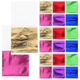 thumbnail image 5 of 300 piezas de hojas de hoja de oro de imitación papel de aluminio brillante para uñas de arcilla pinturas estatuas decoración de muebles de pared (dorado, verde, rojo, púrpura, zafiro y rosa rosa), 5 of 5