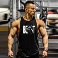 thumbnail image 2 of Playera Olimpica Beast Estampado Gym Camiseta Hombre, 2 of 3