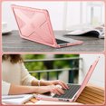 thumbnail image 6 of Fintie Case for MacBook Pro 14 Inch A3401 A3185 A3112 A2992 A2918 A2779 A2442 with M4 M3 M2 M1 Chip (2024 2023 2022 2021 Release) - Heavy Duty Rugged Hard Shell Case Cover with TPU Bumper, Rose Gold, 6 of 8