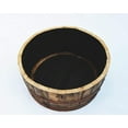 thumbnail image 2 of 1/4 Whiskey Oak barrel planter Handmade, 2 of 3