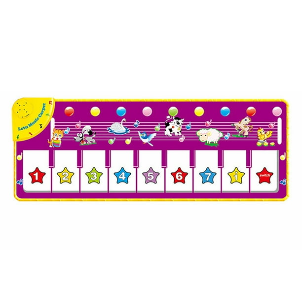 Juguetes bebe a partir de 1 año tapete musical, juguetes para niños a partir de 1 año, regalo 1 año niño niña, cumpleañera niño de 2 3 4 años, regalos navidad para niñas, tapetes de baile tapete piano