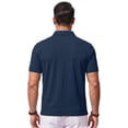 thumbnail image 4 of Polo Shirts for Men Short Sleeve Dry Fit Performance Golf Polos 3 Buttons Casual Notch Collared Shirt Men, 4 of 4