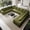 Dark Green, variant on 161.9" U Shaped Modular Cloud Sofa 9 Seats , Vacuum Compressed Sectional Couch, No Assembly Required, Oversized U Shape Fabric Sofa for Living Room, PINK