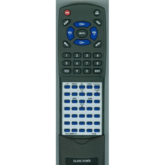 Replacement Remote for Aiwa RC-AAT25, CADW248, U-0001-657-U