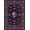 Purple Multi, Pattern 1, variant on ODIKA Witchy Mystical Eight Spiral Galaxy Starry Made Irregular Shaped for Playroom, Bedroom, Reading Nook, Pet Friendly & Kids Safe Play