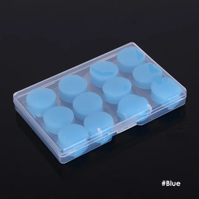 12Pcs Silicone Sleeping Ear Plugs, Noise Reduction Anti-Snore Sound Insulation, Reusable Sleep Ear Protection Earplugs