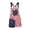 A-Red152, variant on Men's Patriotic Flag Graphic Short Overalls Relaxed Fit July 4th Summer Bib Shorts