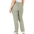 thumbnail image 2 of Charter Club Womens Plus Twill Tummy Slimming Straight Leg Pants, 2 of 2