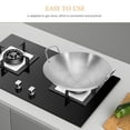 thumbnail image 3 of UPGRATOR Round Bottom Wok Stainless Steel Barbecue Cookware for Gas Stove Use 1Set, 3 of 8