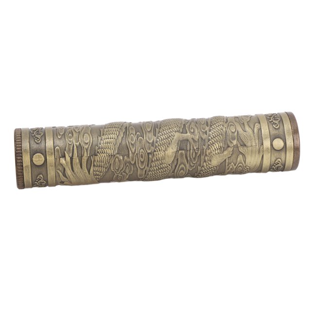 Conteneur de Tube en Métal, Design Compact, Étui de Rangement en Métal, Motif Embossé, Conteneur Scellé contre l'Eau et les Fuites, Bouteille de Stockage en Alliage de Zinc