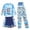 KB212 Dark Blue, variant on Likimi Kids Toddler Boys Swimsuit Long Sleeve Crew Neck Cartoon Print Shirt Swim Trunks Pants 3Pcs With Hat Fashionable Bathing Suit Blue Size 4-5 Years