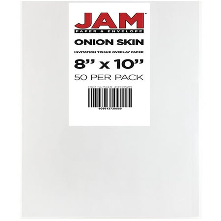 onion skin invitation tissue overlay paper 8 x 10 50 sheets per