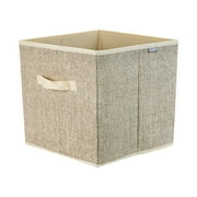 Simplify Collapsible Storage Cube in Faux Jute