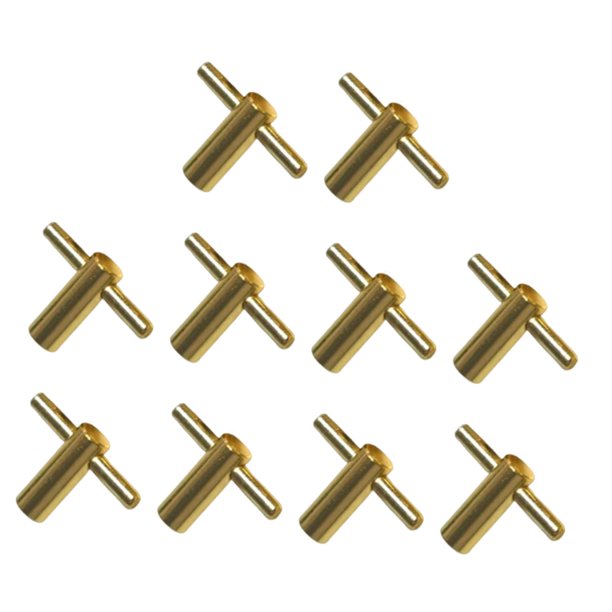10 llaves de cuerda para caja de música, accesorios para caja de música, llave de repuesto para mecanismo de cuerda, mecanismo musical, relojería Cruz de 12 mm