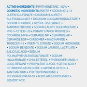 CeraVe Hydrating Anti-Dandruff Shampoo, 1% Pyrithione Zinc Dandruff Treatment With Ceramides, Niacinamide & Hyaluronic Acid, For Help With Flakey Itchy Scalp, 12 fl oz