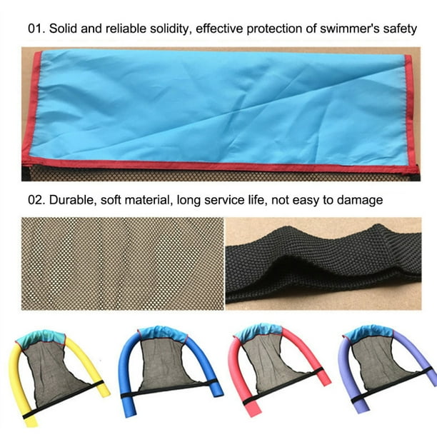Pool Noodle Sling Mesh Chair Soft Noodle Chair Comfortable Mesh Noodle