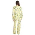 thumbnail image 3 of Just Love Womens Pajama Set  Elegant, Relaxing Sleepwear (Yellow - Celestial Glow Long Sleeve, 2X), 3 of 3