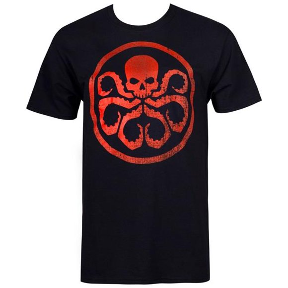 Hydra tshydrasymblkXXL Hydra Symbol on Black T-Shirt - 2XL