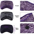 thumbnail image 3 of 3 Piezas Uso de protección para los oídos y correa para la frente Diadema con botones Diadema térmica Diadema calentadora de oídos Diademas de invierno Diadema de lana, 3 of 5