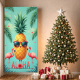 thumbnail image 7 of Cartoon Pineapple Banner Tropical Decoration Flamingo Backdrop Beach Party Photo Prop for Summer Event Vacation Luau, 7 of 7
