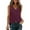 Purple, variant on Fanxing Pink Summer Women V Neck Tank Tops 2xl Loose Fit Casual Sleeveless Shirts Fashion 2025 (Women's S-2XL)