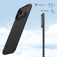 thumbnail image 2 of Funda memumi para iPhone 17 Pro Max, ultradelgada, negro mate, 2 of 7