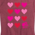 thumbnail image 3 of Barbie -  Heart Grid - Women's Short Sleeve Graphic T-Shirt, 3 of 5