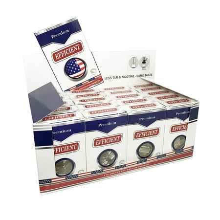 EFFICIENT Cigarette Filters, Filter Tips For Cigarette Smokers 20 Packs (600 (Best Cigarette Filter Tips)