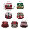 thumbnail image 3 of Portable Christmas Square Tinplate Can Candy Gift Storage Box Biscuit Can Metal Can Home Storage Box Xmas Candy Cans Kids Gift, 3 of 5
