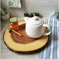 thumbnail image 6 of Lipper International 1066 Acacia Lazy Susan Large Slab with Bark Rim, Brown, 6 of 8