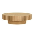 thumbnail image 6 of Tcbosik 43.7“ Oval Coffee Table, Olive-Shaped Tea Table, Modern Center Table for Living Room, Natural, 6 of 8