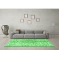 thumbnail image 3 of Ahgly Company Indoor Rectangle Medallion Emerald Green Traditional Area Rugs, 5' x 8', 3 of 4