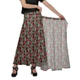 thumbnail image 6 of Moomaya Skirts For Women Long Length Rayon Printed Casual Summer Wear Clothing, 6 of 6