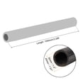 thumbnail image 2 of Uxcell Foam Tube Sponge Protective Sleeve Heat Preservation Black Sleeve Polyethylene Pipe 1.18 x 1.57" for Pipe Insulation 4Pcs, 2 of 5