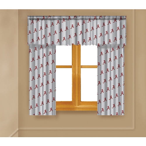 The Northwest Company Ncaa Alabama Crimson Tide Window Curtain Panels 1 Each Walmart Com Walmart Com