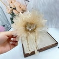 thumbnail image 3 of Elegant Mesh Petal Hair Claw Clip With Soft Fabric Trim, Secure Hold Hair Accessory For Women Girls Everyday Styling, 3 of 6