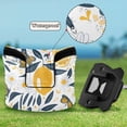 thumbnail image 6 of Haosy Lemons Flowers Butterflies Golf Mallet Putter Cover Strong Magnetic Leather Golf Club Headcover Closure, 6 of 7