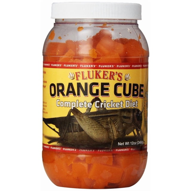 Cubo de naranja completo Fluker's de Cricket Diet, 355 ml