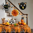 thumbnail image 2 of ChicYu Halloween Party Tablecloth Spooky Festive Table Cover Halloween Table Decor Halloween Dining Table Cloth Cute Table Cover Holiday Party Table Decoration(137x274cm), 2 of 5