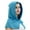 Blue, variant on Cooling Hoodie Towel Neck Face Sun Protection Ice Towel Summer Hot Weather Breathable Sports Gym Workout Head Wrap Shawl