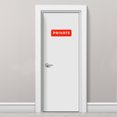 thumbnail image 5 of Unique Bargains 9'x3' Private Sign Acrylic Self Adhesive Door Sticker Wall Mounting Sign Red, 5 of 5